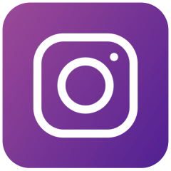 Instagram com preenchimento sólido