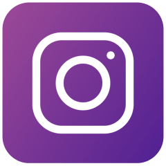 Instagram com preenchimento sólido