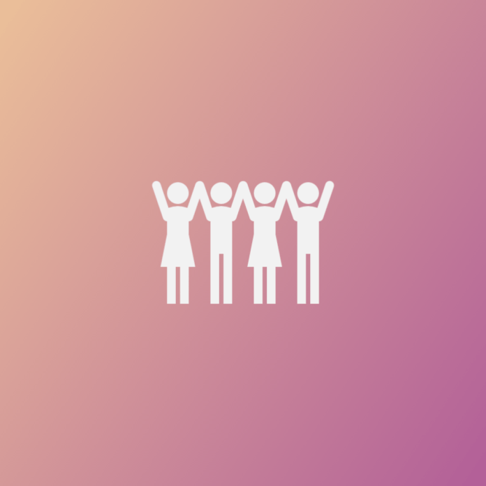 Sucesso do grupo com preenchimento sólido